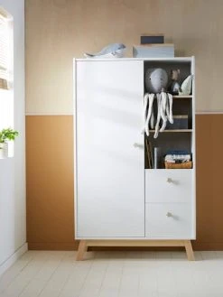 Armoire LIGNE GRANDE OURSE Blanc/bois - Vertbaudet -Vertbaudet Shop armoire ligne grande ourse 3