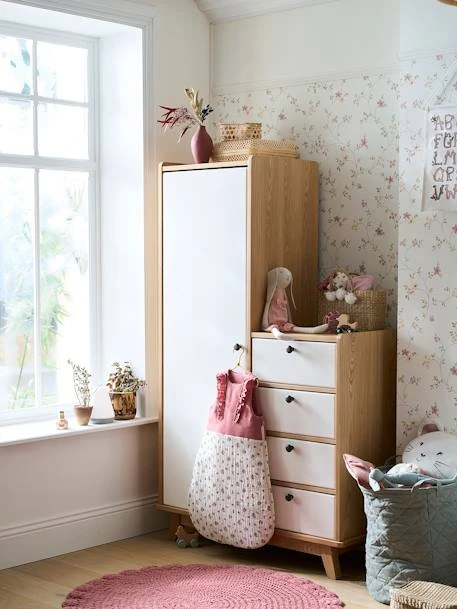 Armoire Vintage Blanc Clair Uni - Vertbaudet 1 Armoire Vintage Blanc Clair Uni - Vertbaudet