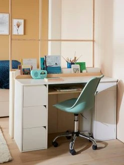 Bureau Enfant LIGNE ECLIPSE Blanc/bois - Vertbaudet -Vertbaudet Shop bureau enfant ligne eclipse 2