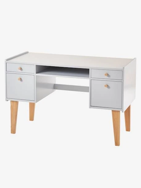 Bureau Enfant LIGNE FJORD Gris/bois - Vertbaudet 2 Bureau Enfant LIGNE FJORD Gris/bois - Vertbaudet – Image 2