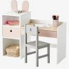 Bureau Maternelle BUNNY Blanc - Vertbaudet