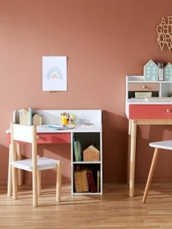 Bureau Maternelle LIGNE LÉA Blanc - Bois - Vertbaudet -Vertbaudet Shop bureau maternelle ligne lea 4