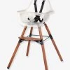 Chaise Haute Evolu 2 + Arceau CHILDHOME Transparent Naturel - Childhome