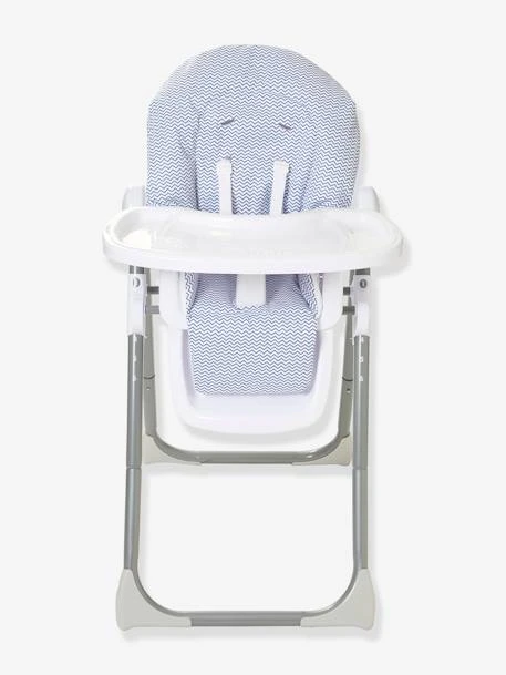 Chaise Haute EvoluSeat Chevrons Bleu - Vertbaudet 2 Chaise Haute EvoluSeat Chevrons Bleu - Vertbaudet – Image 2