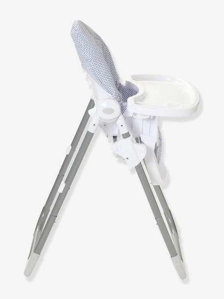 Chaise Haute EvoluSeat Chevrons Bleu - Vertbaudet 4 Chaise Haute EvoluSeat Chevrons Bleu - Vertbaudet – Image 4