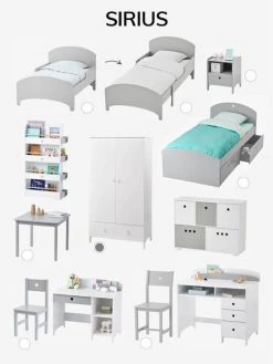 Chevet LIGNE SIRIUS Blanc - Vertbaudet -Vertbaudet Shop chevet ligne sirius 5