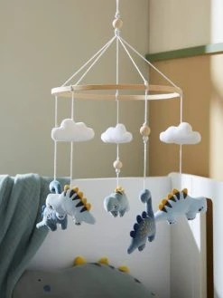 Coffret Mobile Musical PETIT DINO Bleu / Kaki - Vertbaudet -Vertbaudet Shop coffret mobile musical petit dino 2