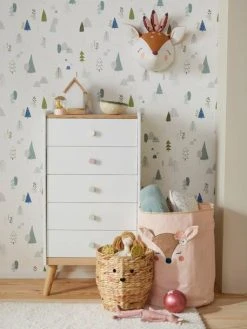 Commode Semainier Avec Poignées Personnalisables LIGNE CONFETTI Blanc - Vertbaudet -Vertbaudet Shop commode semainier avec poignees personnalisables ligne confetti 2