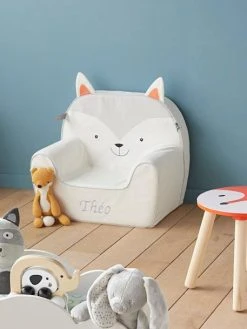 Fauteuil En Mousse Personnalisable Chat Gris - Vertbaudet -Vertbaudet Shop fauteuil en mousse personnalisable chat 2