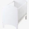 Lit Bébé à Barreaux LIGNE SIRIUS Blanc - Vertbaudet