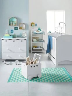 Lit Bébé à Barreaux LIGNE SIRIUS Blanc - Vertbaudet -Vertbaudet Shop lit bebe a barreaux ligne sirius 3