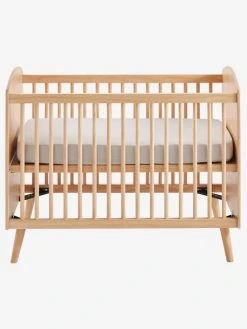 Lit Bébé LIGNE CONFETTI NATURE Marron - Vertbaudet -Vertbaudet Shop lit bebe ligne confetti nature 3