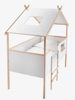 Lit Cabane Enfant Robinson Blanc - Vertbaudet -Vertbaudet Shop lit cabane enfant robinson 3