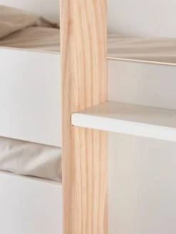 Lits Superposés 3 Niveaux LIGNE EVEREST Blanc/bois - Vertbaudet -Vertbaudet Shop lits superposes 3 niveaux ligne everest 3