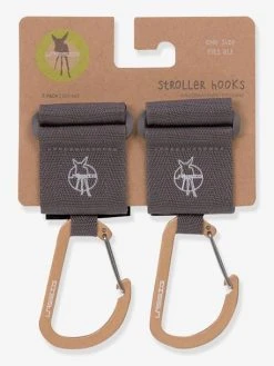 Lot De 2 Attaches Poussette Lässig Avec Mousqueton Anthracite - Lassig -Vertbaudet Shop lot de 2 attaches poussette lassig avec mousqueton 3