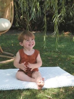 Matelas De Voyage Bébé 60x120 Cm CANDIDE Green Ocean Friendly Blanc - Candide