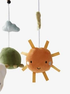 Mobile Musical MINI ZOO Beige / Multicolore - Vertbaudet -Vertbaudet Shop mobile musical mini zoo 5