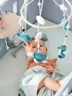 Mobile Musical SOUS L'OCÉAN Bleu / Multicolore - Vertbaudet -Vertbaudet Shop mobile musical sous locean 3