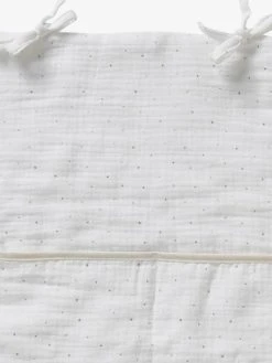 Organisateur De Table à Langer En Gaze De Coton Ivoire étoilé - Vertbaudet -Vertbaudet Shop organisateur de table a langer en gaze de coton 2