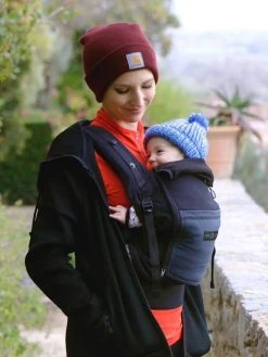 Pack Bundle Porte-bébé + Réhausseur + Cale-tête PhysioCarrier LOVE RADIUS By JE PORTE MON BEBE Noir/anthracite - Love Radius JPMB