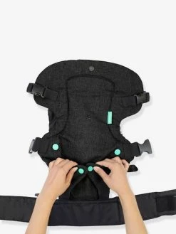 Porte-bébé Avec Bavoir Lavable Flip 4 En 1 INFANTINO Noir - Infantino -Vertbaudet Shop porte bebe avec bavoir lavable flip 4 en 1 infantino 5