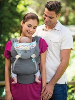 Porte-bébé Cuddle Up INFANTINO Gris/capuche Renard - Infantino -Vertbaudet Shop porte bebe cuddle up infantino 2