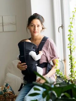 Porte-bébé Mini En Coton BABYBJORN Noir - Baby Bjorn