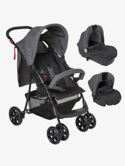 Poussette Combinée Vertbaudet Triocity II Gris Chiné - Vertbaudet