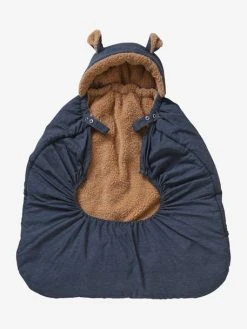Protège Porte-bébé Doudoune Gris - Vertbaudet