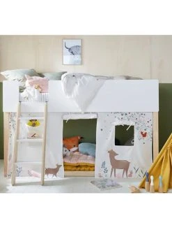 Tente De Lit Forêt Enchantée Blanc - Vertbaudet -Vertbaudet Shop tente de lit foret enchantee 2